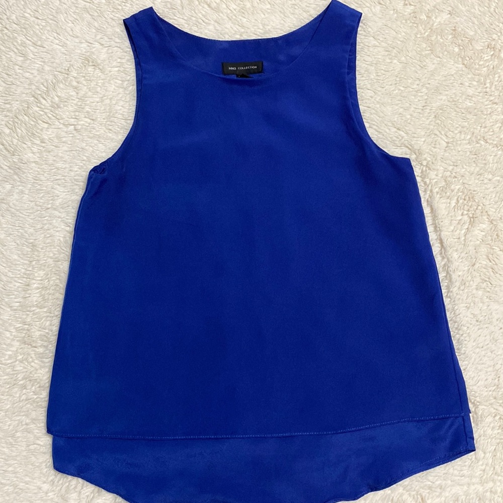 Royal blue blouse
